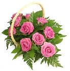 Loja de Flores - Entrega de Flores - Floristas Online - Cestas de Flores - Cesta de Flores Jardim de Rosas