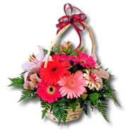 Loja de Flores - Entrega de Flores - Floristas Online - Cestas de Flores - Cesta de Flores Emoção
