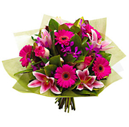 Loja de Flores - Entrega de Flores - Floristas Online - Bouquet de Flores - Bouquet de Flores Explosão Rosa
