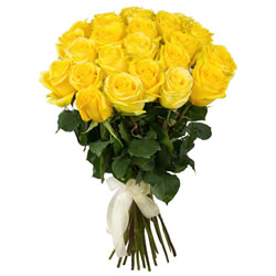 Loja de Flores - Entrega de Flores - Floristas Online - Amor e Romance - Bouquet de Flores de Rosas Amarelas