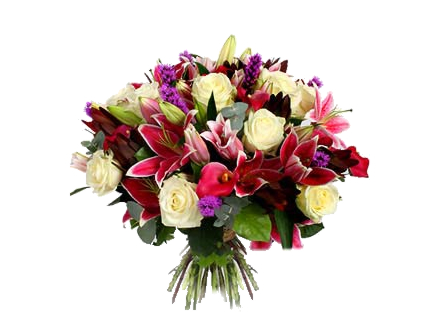 Bouquet Flores Sonho Majestoso - Entrega de Flores Arranjos Bouquets Cestos Floristas Loja de Flores
